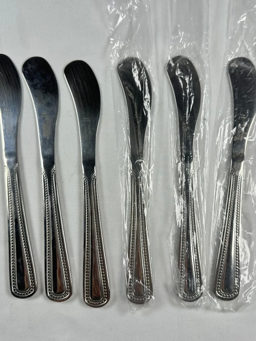 Chefs Stainless Steel Beaded Rim Sandwich Condiment Spreader Kitchen Utensils